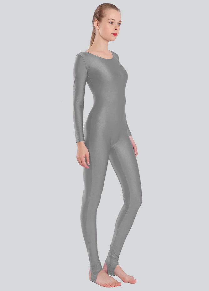 Womens Scoop Neck Unitard with Stirrup