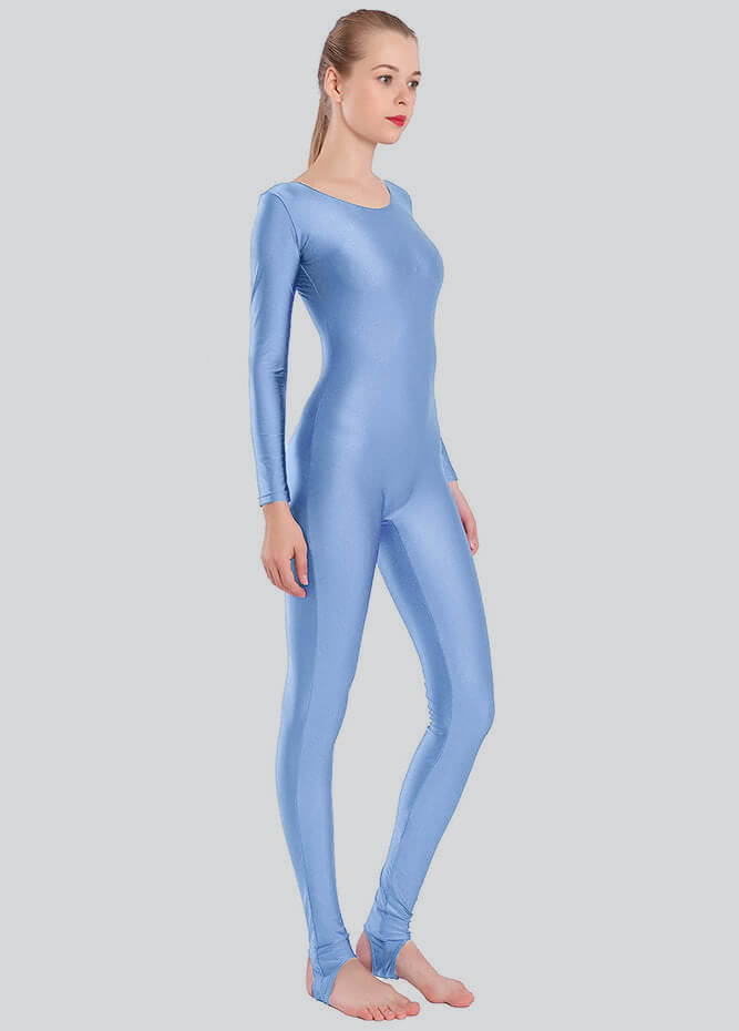 Womens Scoop Neck Unitard with Stirrup