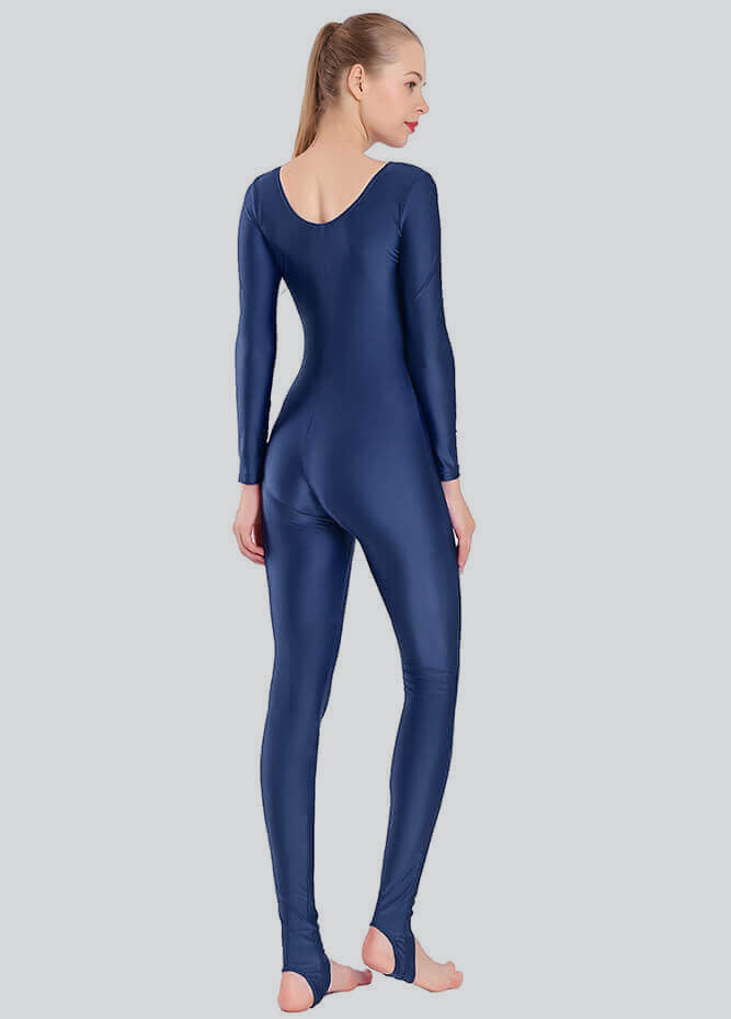 Womens Scoop Neck Unitard with Stirrup