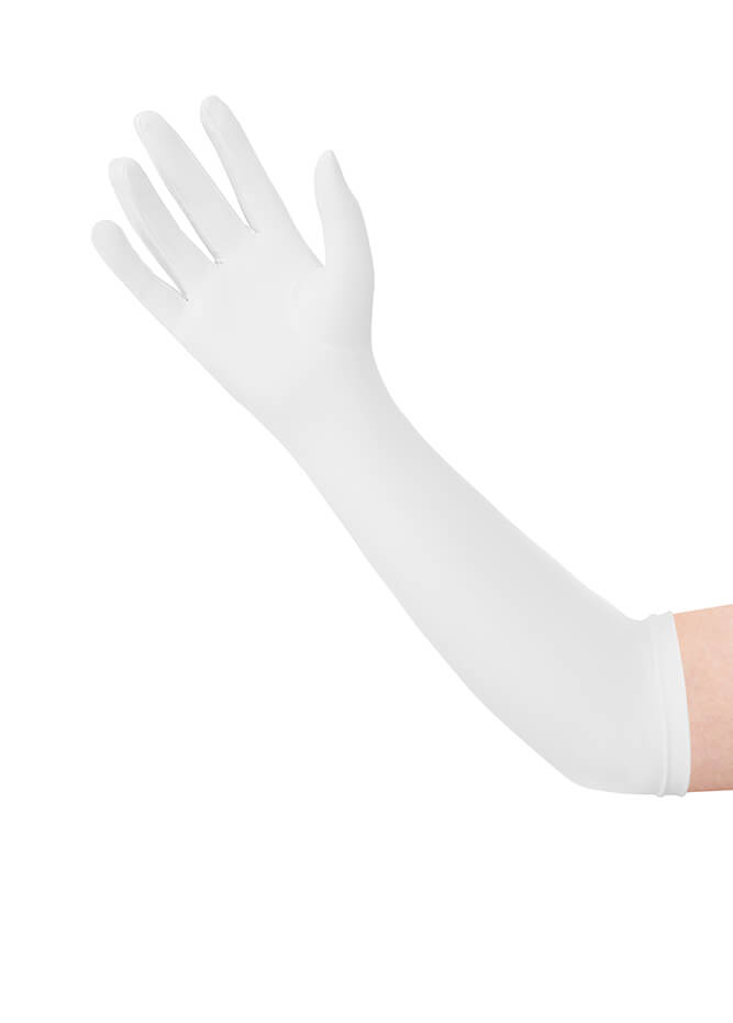 Long Matte Seamless Spandex Gloves