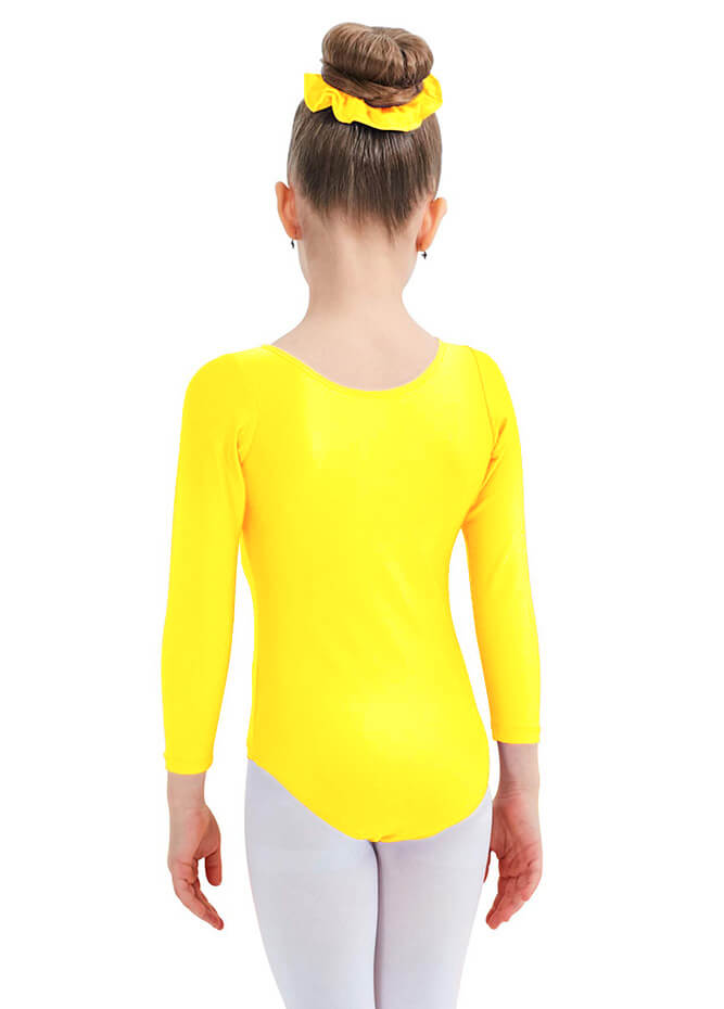 Speerise Girls Roundneck Long Sleeve Leotard