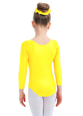Speerise Girls Roundneck Long Sleeve Leotard