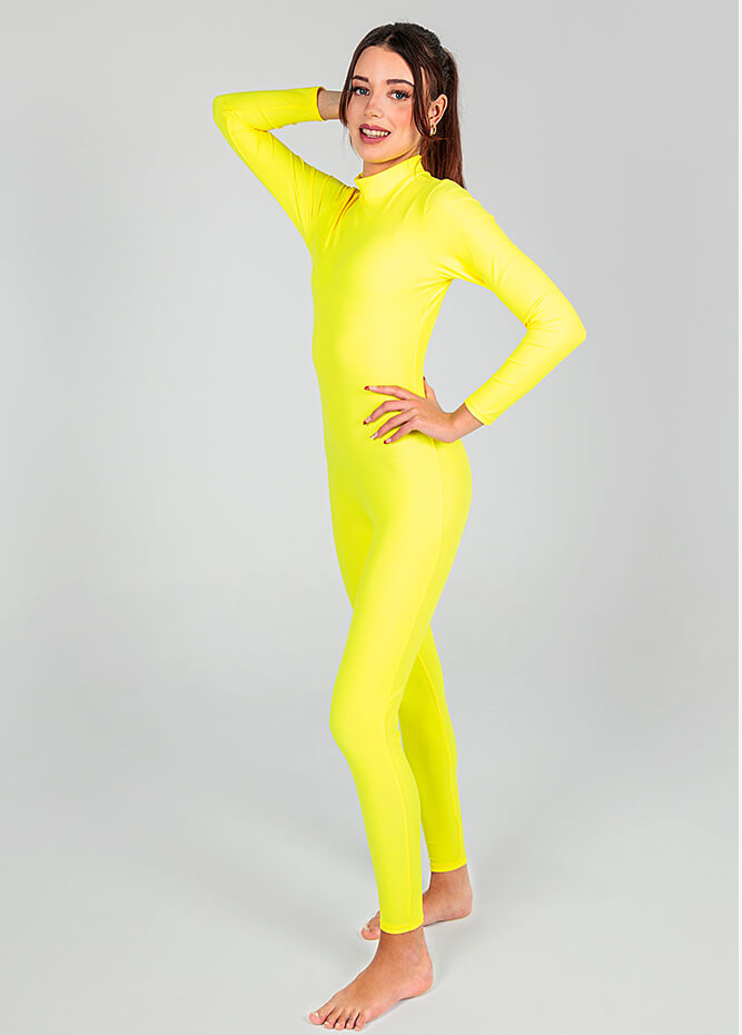 Womens Turtleneck Long Sleeve Unitard