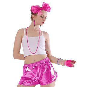 Hot Pink 80s fashion accessories