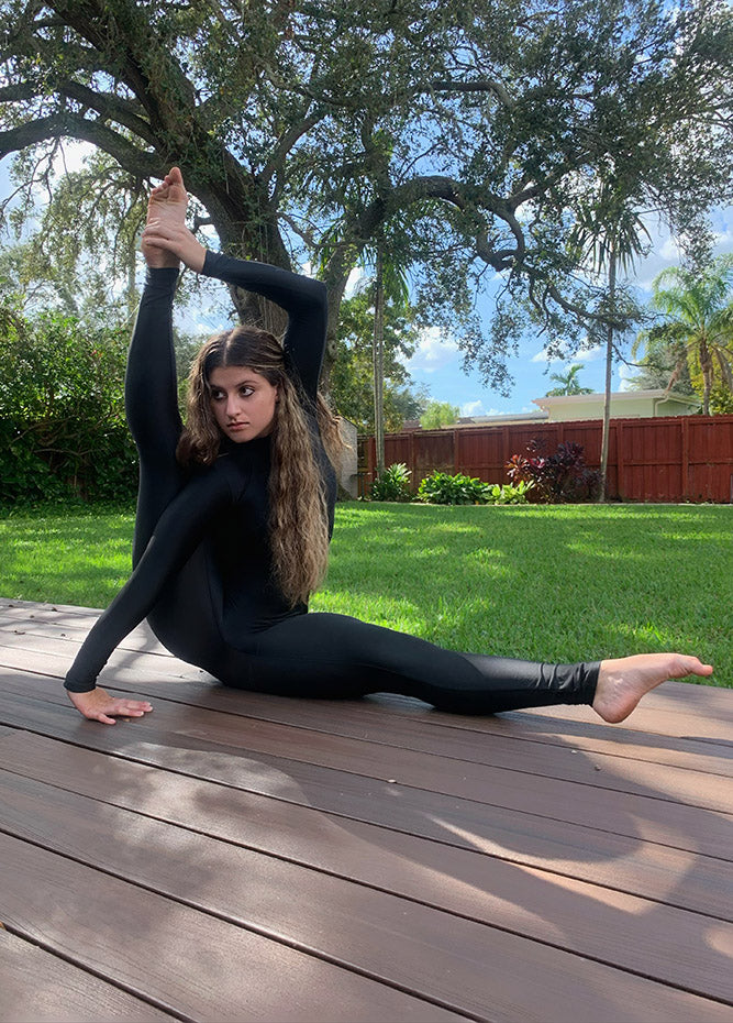Womens Turtleneck Long Sleeve Unitard