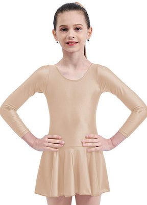 Speerise Long Sleeve Ballet Dance Leotard with Skirt