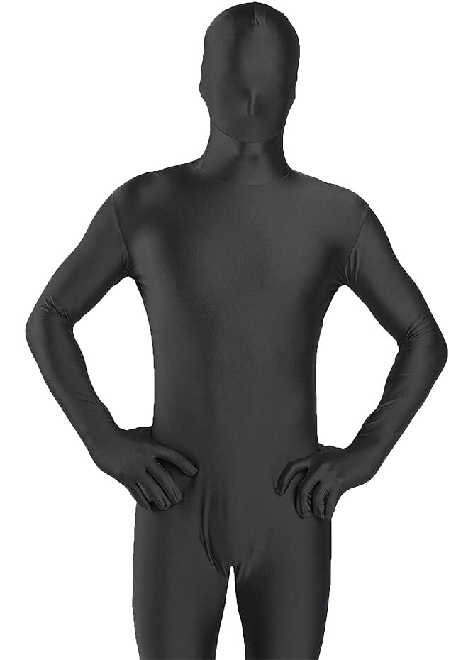 full body black suit