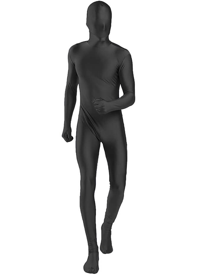 full body black suit