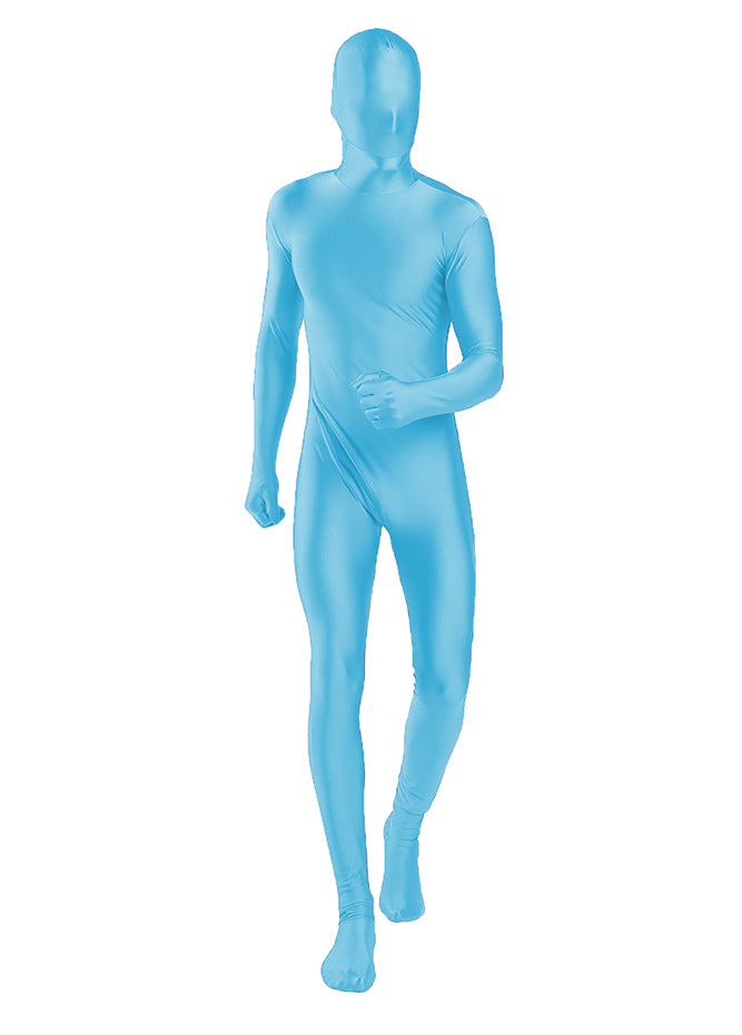 turquoise zentai suit