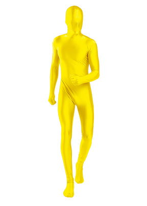 yellow zentai suit