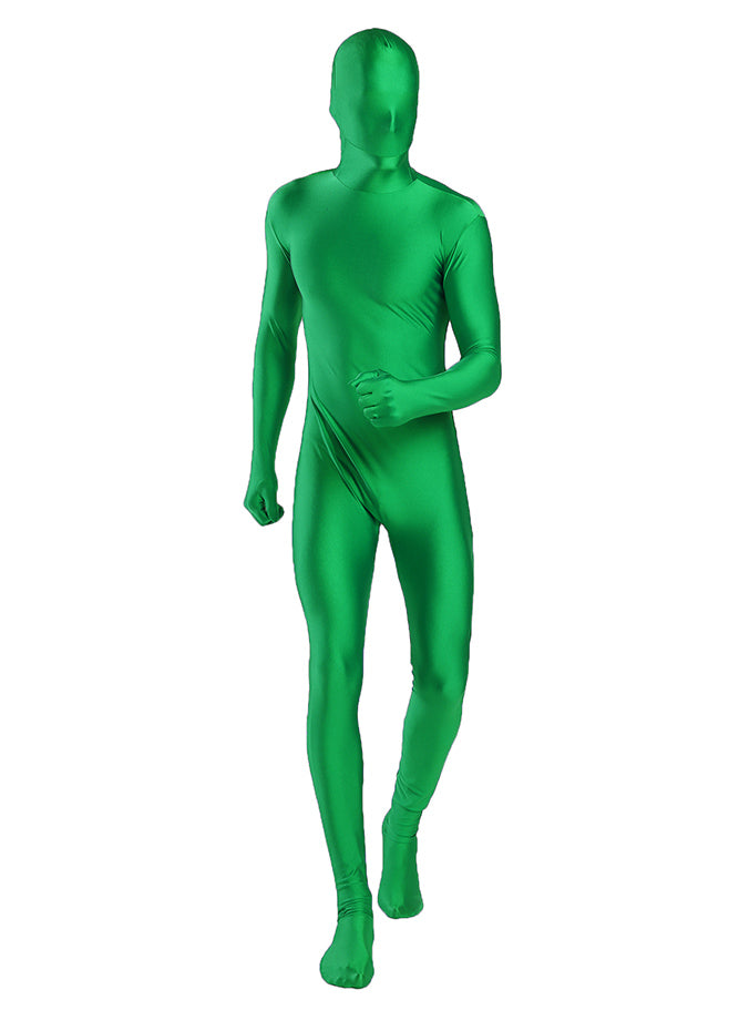 green zentai suit