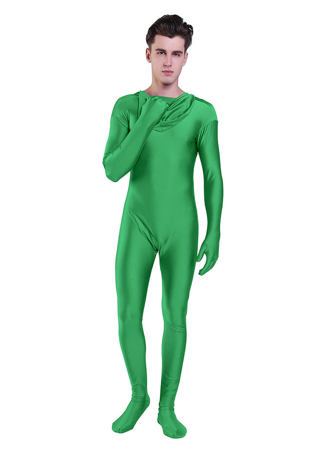 green zentai suit