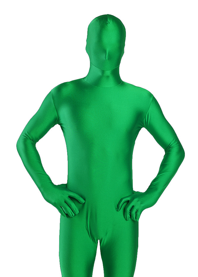 green zentai suit