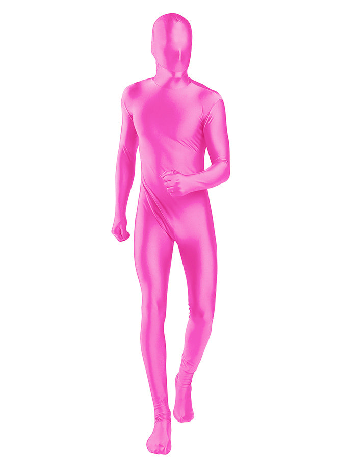 hot pink zentai suit