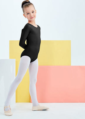 Speerise Girls Roundneck Long Sleeve Leotard
