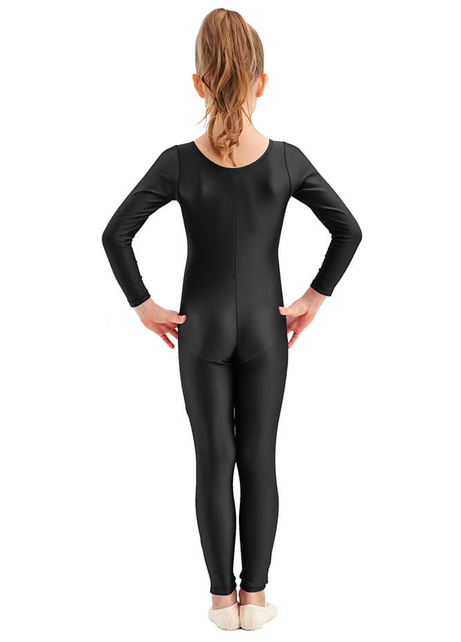black long sleeve unitard