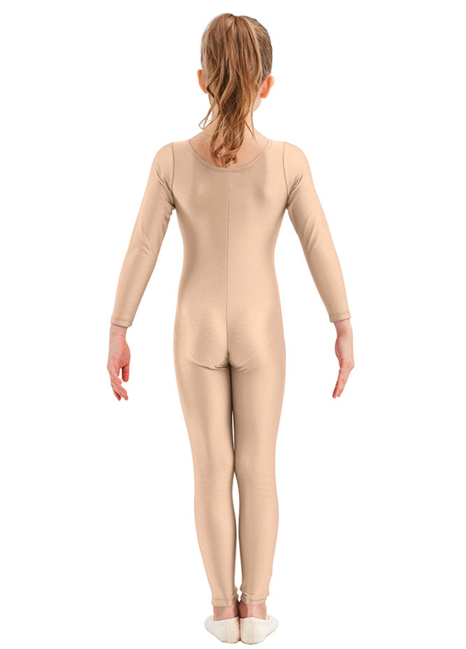 nude long sleeve unitard