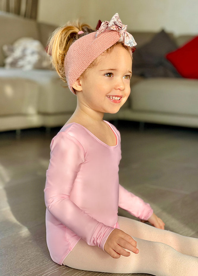 Speerise Girls Roundneck Long Sleeve Leotard