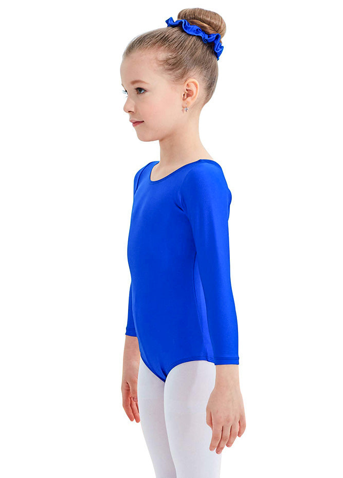 Speerise Girls Roundneck Long Sleeve Leotard
