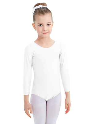 Speerise Girls Roundneck Long Sleeve Leotard