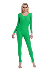 green long sleeve unitard