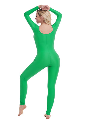 green long sleeve unitard