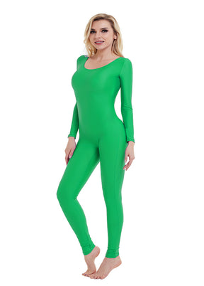 green long sleeve unitard