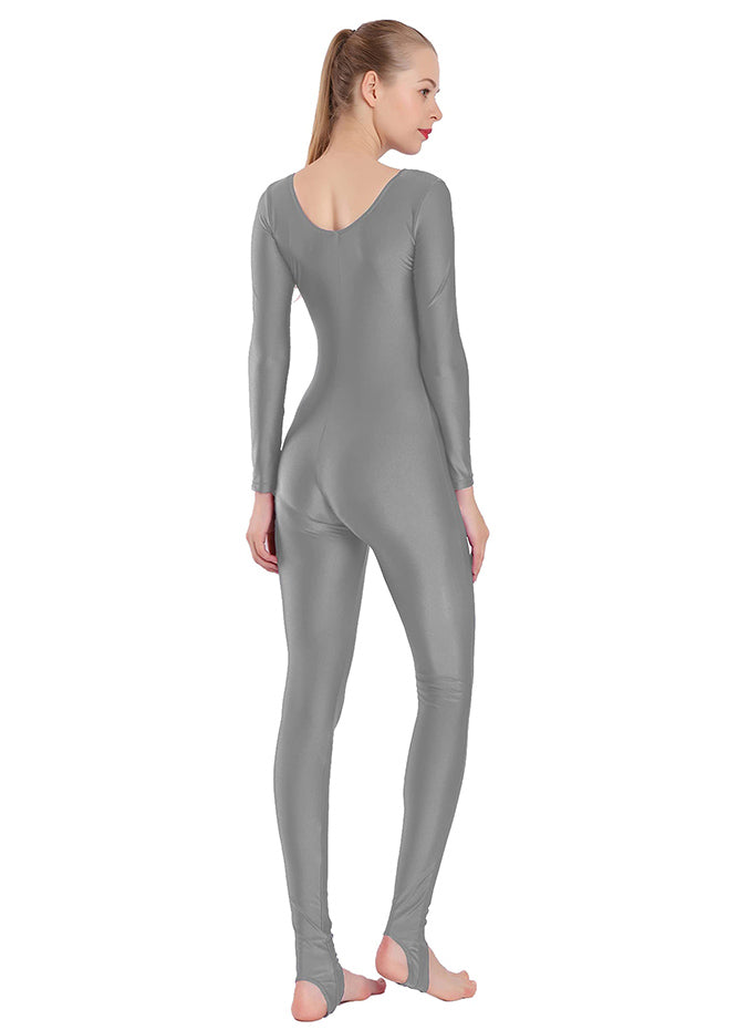 Womens Scoop Neck Unitard with Stirrup