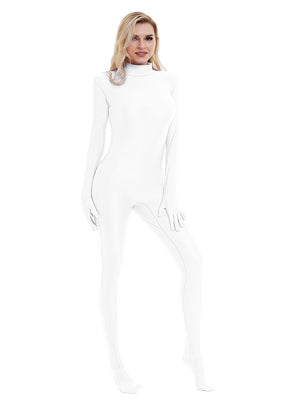 White Full Body Bodysuits
