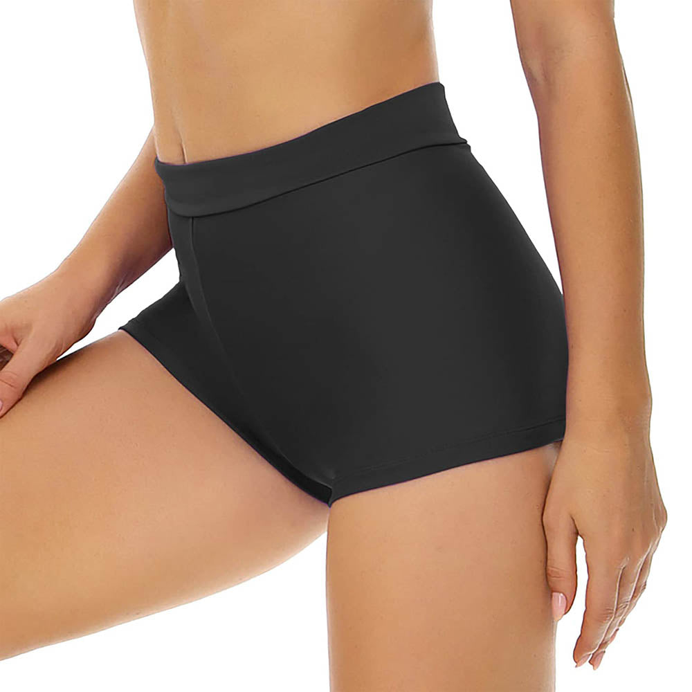 Booty Shorts For Women High Waisted Soft Yoga Gym Shorts Black Nude XL