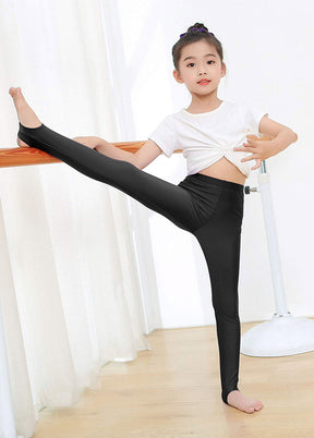 Speerise Kids High Waist Stirrup Workout Leggings