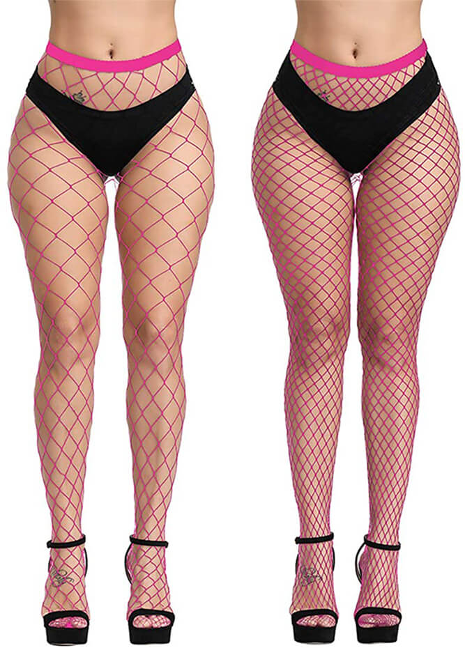 High Waist Fishnet Stockings Tights for Girls