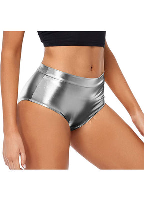 Gray high waisted booty shorts