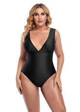 Ladies One Piece Retro Plus Size Swimsuit