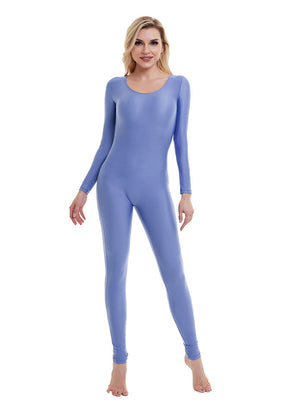 Light Blue Long Sleeve Unitard