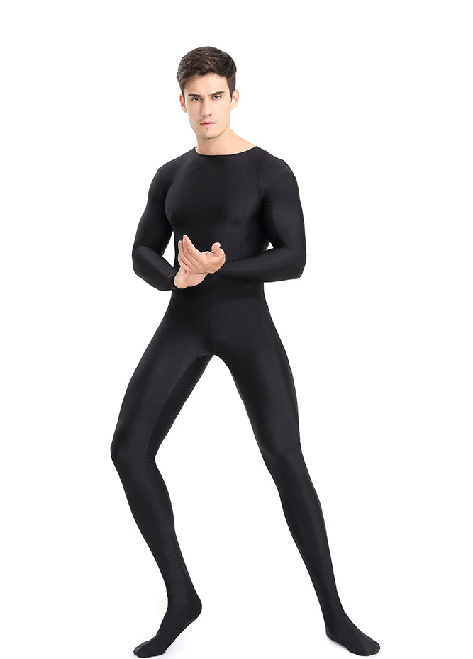 Speerise Mens Turtleneck Spandex Long Sleeve Unitard Bodysuit Dancewear,  Black, S : : Clothing, Shoes & Accessories