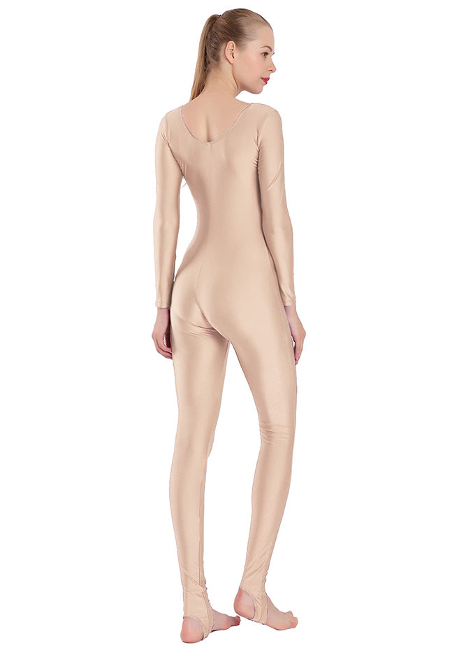 Womens Scoop Neck Unitard with Stirrup