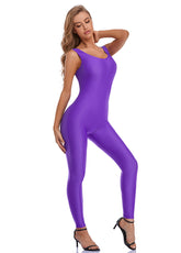 Ladies Tank Purple Dance Unitard
