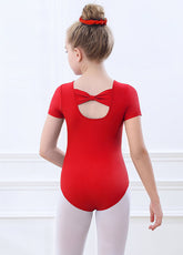 Red Cap Sleeve Leotard