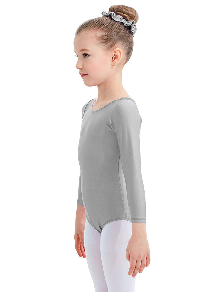 Speerise Girls Roundneck Long Sleeve Leotard