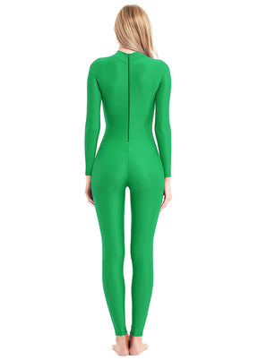 green long sleeve unitard
