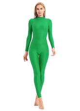 green long sleeve unitard