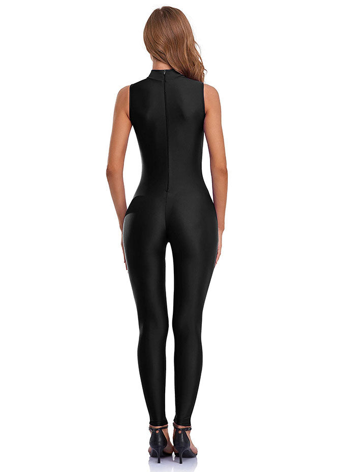 Speerise Spandex Sleeveless Bodycon Unitard