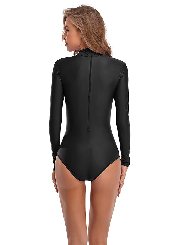 black Turtleneck Onesie