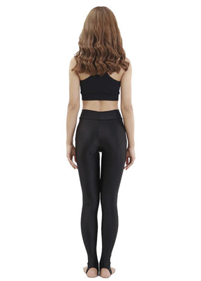 Speerise Womens High Waist Foot Stirrup Sports Leggings
