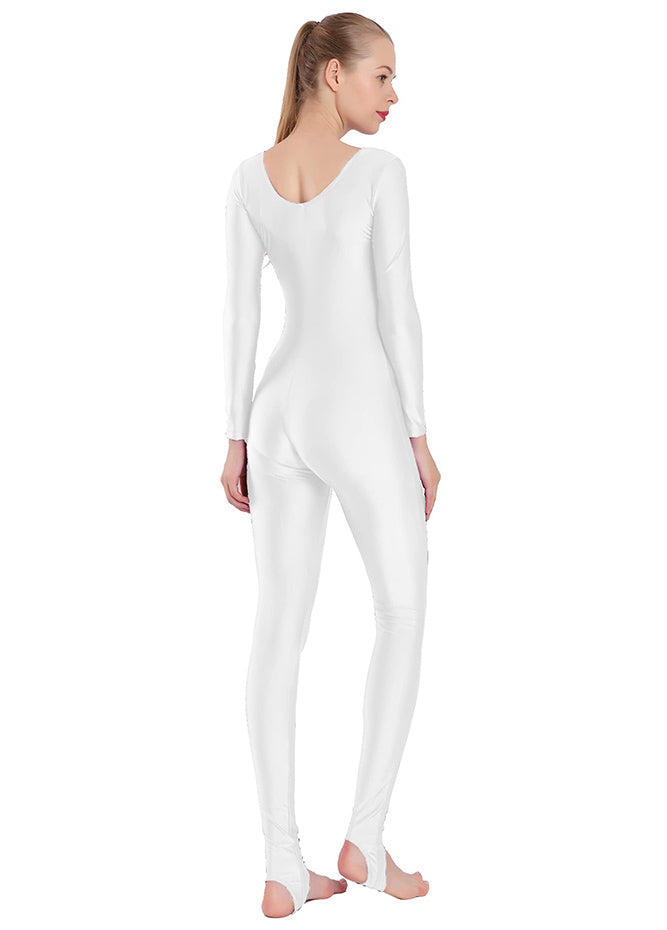 Womens Scoop Neck Unitard with Stirrup