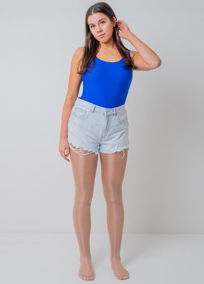 Royal blue High Cut Leotard