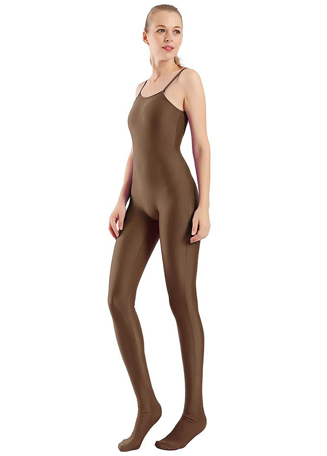 Speerise Womens Camisole Footed Unitard