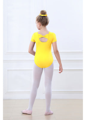 Yellow Cap Sleeve Leotard