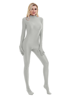 Gray Full Body Bodysuits